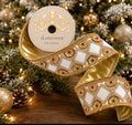 D. Stevens Gold 2.5 inch x 5 yards Ribbon