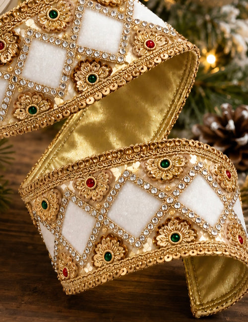 D. Stevens Gold 2.5 inch x 5 yards Ribbon